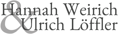 Logo: Hannah Weirich und Ulrich Löffler, Duo für neue Musik